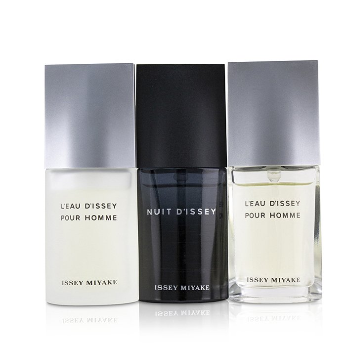 Issey Miyake Issey Miyake Travel Trio : L'Eau D'Issey Edt Spray 15ml + L'Eau D'Issey Edt Fraiche Spray 15ml+ Nuit D'Issey Edt Spray 15ml 3x15m/0.5ozProduct Thumbnail