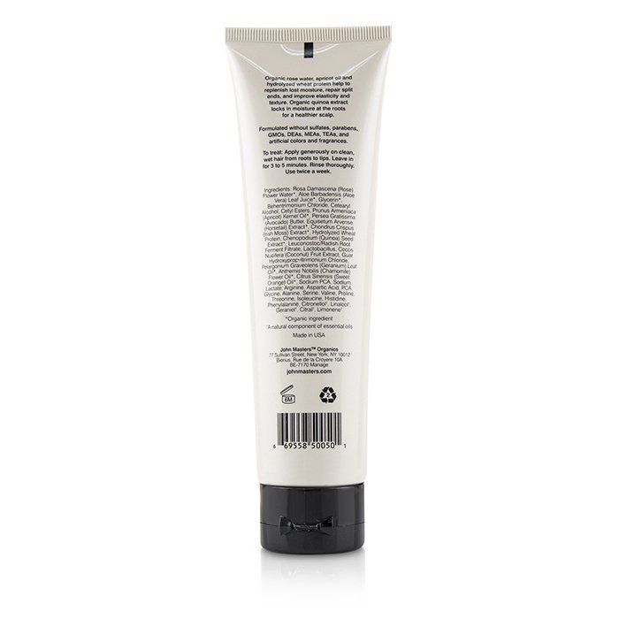 John Masters Organics Hair Mask For Normal Hair with Rose & Apricot 148ml/5ozProduct Thumbnail