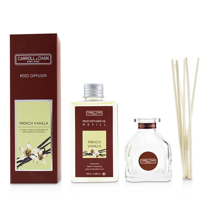 Carroll & Chan 卡羅爾與陳 擴香瓶-法國香草(含擴香棒) Reed Diffuser - French Vanilla 100ml/3.38ozProduct Thumbnail