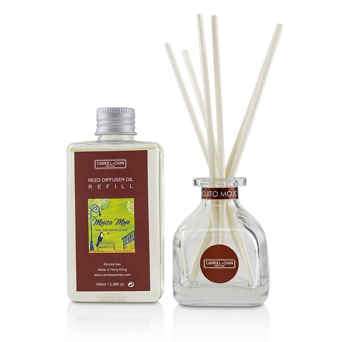 Carroll & Chan 卡羅爾與陳 擴香瓶-莫希托(含擴香棒) Reed Diffuser - Mojito Mojo 100ml/3.38ozProduct Thumbnail