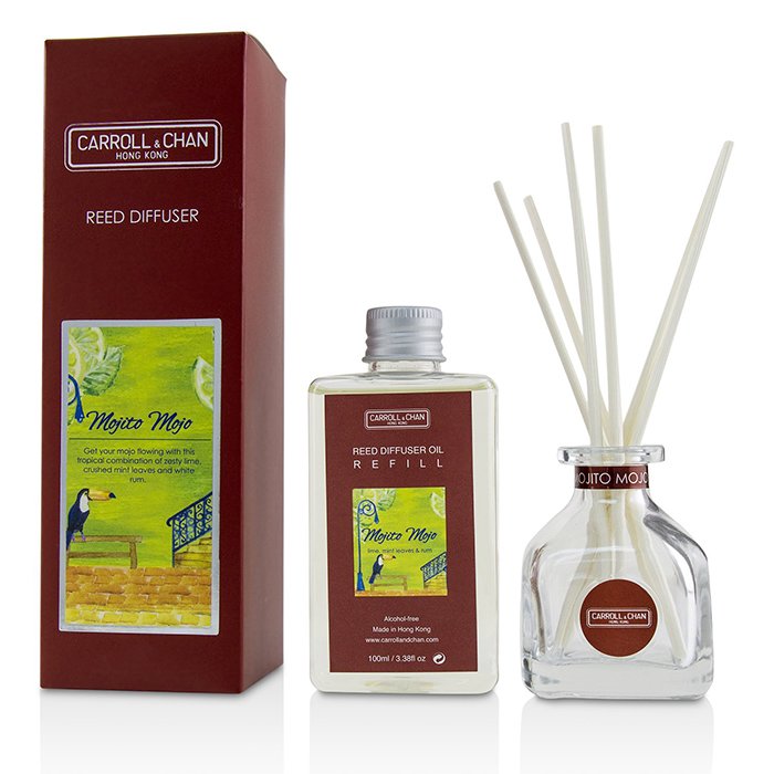 Carroll & Chan 卡羅爾與陳 擴香瓶-莫希托(含擴香棒) Reed Diffuser - Mojito Mojo 100ml/3.38ozProduct Thumbnail