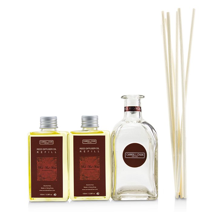 Carroll & Chan 卡羅爾與陳 擴香瓶-紅紅玫瑰(含擴香棒) Reed Diffuser - Red Red Rose 200ml/6.76ozProduct Thumbnail