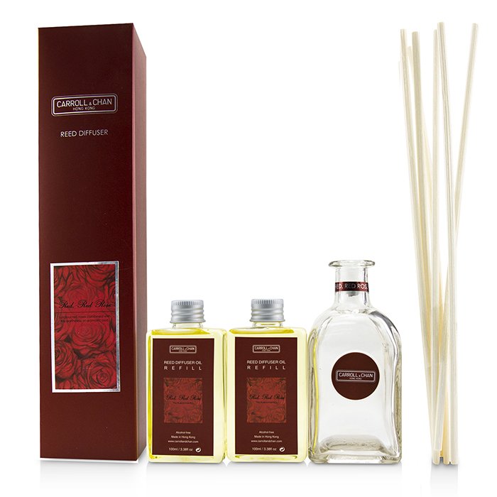 Carroll & Chan 卡羅爾與陳 擴香瓶-紅紅玫瑰(含擴香棒) Reed Diffuser - Red Red Rose 200ml/6.76ozProduct Thumbnail