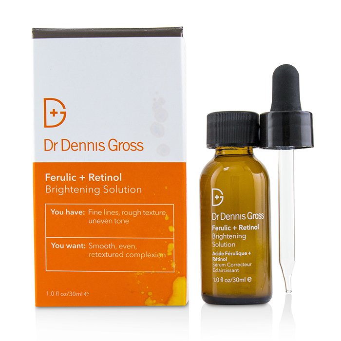 Dr Dennis Gross 葛羅士博士  Ferulic + Retinol Brightening Solution (Box Slightly Damaged) 30ml/1ozProduct Thumbnail