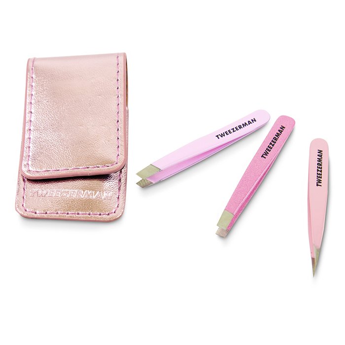 Tweezerman Micro Mini Tweezer Set (Studio Collection) 3pcs+1caseProduct Thumbnail