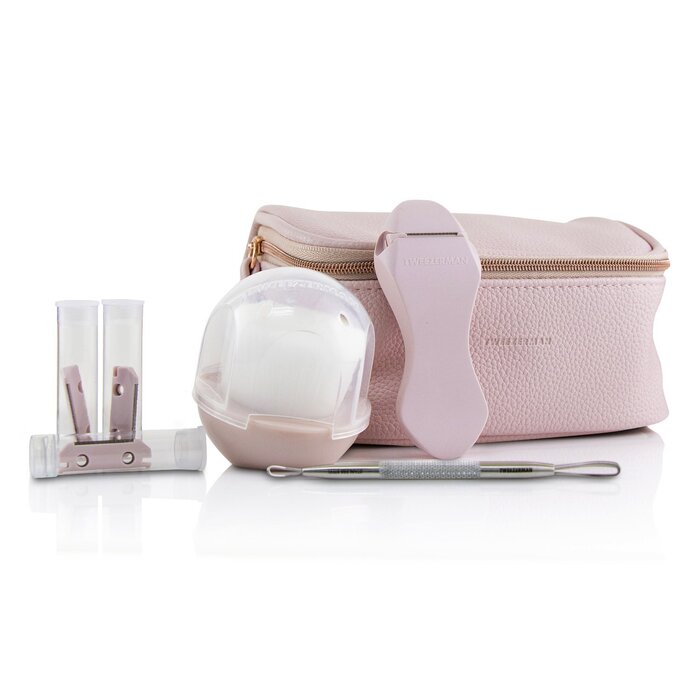 Tweezerman Bright Complexion Prep Set: Complexion Cleansing Brush + Bright Complexion Facial Dermaplaner + No Slip Skincare Tool + Bag 3pcs + 1 BagProduct Thumbnail