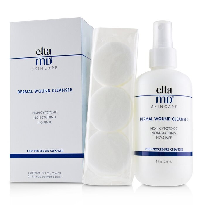 EltaMD Dermal Wound Cleanser (with 21 Lint-Free Cosmetic Pads) 236ml/8ozProduct Thumbnail
