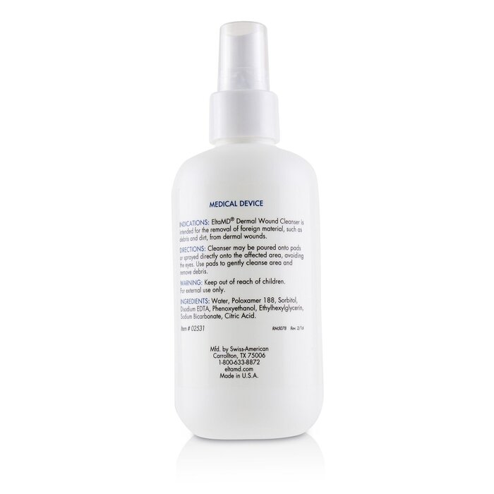 EltaMD Dermal Wound Cleanser (with 21 Lint-Free Cosmetic Pads) 236ml/8ozProduct Thumbnail