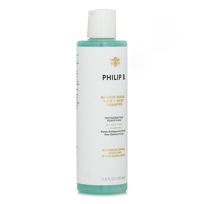 Philip B Nordic Wood Hair + Body Shampoo (Invigorating Purifying - All Hair Types) 350ml/11.8ozProduct Thumbnail