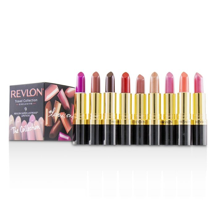 Revlon 9 Super Lustrous Lip Cube Set (Travel Collection Exclusive) 9x4.2g/0.15ozProduct Thumbnail