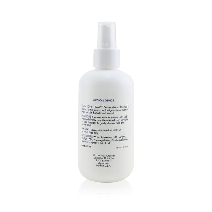 EltaMD Dermal Wound Cleanser (with 21 Lint-Free Cosmetic Pads) - Unboxed 236ml/8ozProduct Thumbnail