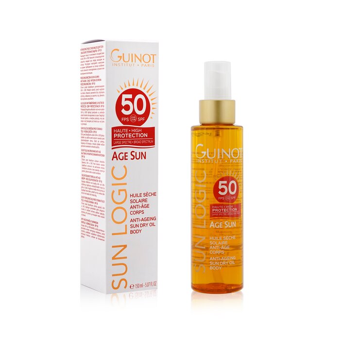 Guinot Olejek do ciała Sun Logic Age Sun Anti-Ageing Sun Dry Oil For Body SPF 50 150ml/5.07ozProduct Thumbnail