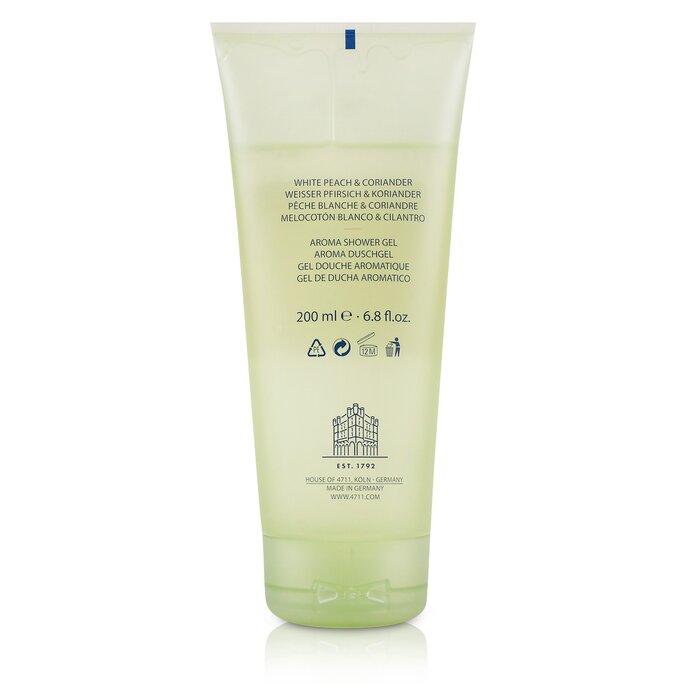 4711 Acqua Colonia White Peach & Coriander Aroma Shower Gel 200ml/6.8ozProduct Thumbnail