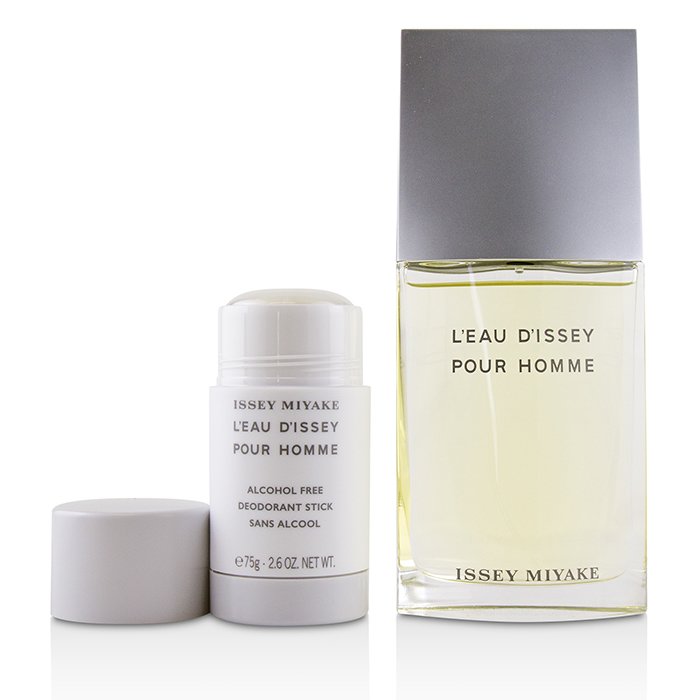 Issey Miyake L'Eau D'Issey Pour Homme Coffret: Eau De Toilette Fraiche Spray 100ml/3.3oz + Deodorant Stick 75g/2.6oz 2pcsProduct Thumbnail