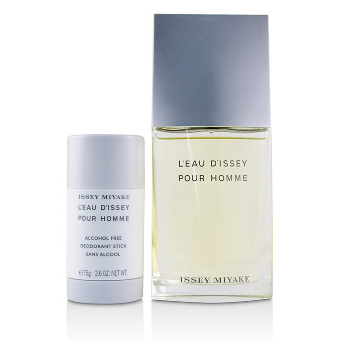 Issey Miyake L'Eau D'Issey Pour Homme Coffret: Eau De Toilette Fraiche Spray 100ml/3.3oz + Deodorant Stick 75g/2.6oz 2pcsProduct Thumbnail