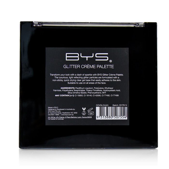BYS Glitter Creme Palette (20x Eyeshadow) 20x0.5g/0.017ozProduct Thumbnail