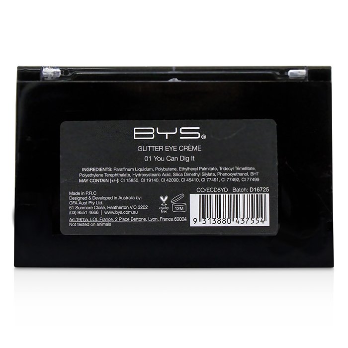 BYS Glitter Eye Creme Palette 6g/0.2ozProduct Thumbnail