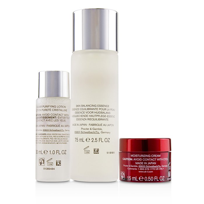 SK II Pitera Welcome Kit: Facial Treatment Essence 75ml + Facial Treatment Clear Lotion 30ml + R.N.A. Power Cream 15ml 3pcsProduct Thumbnail