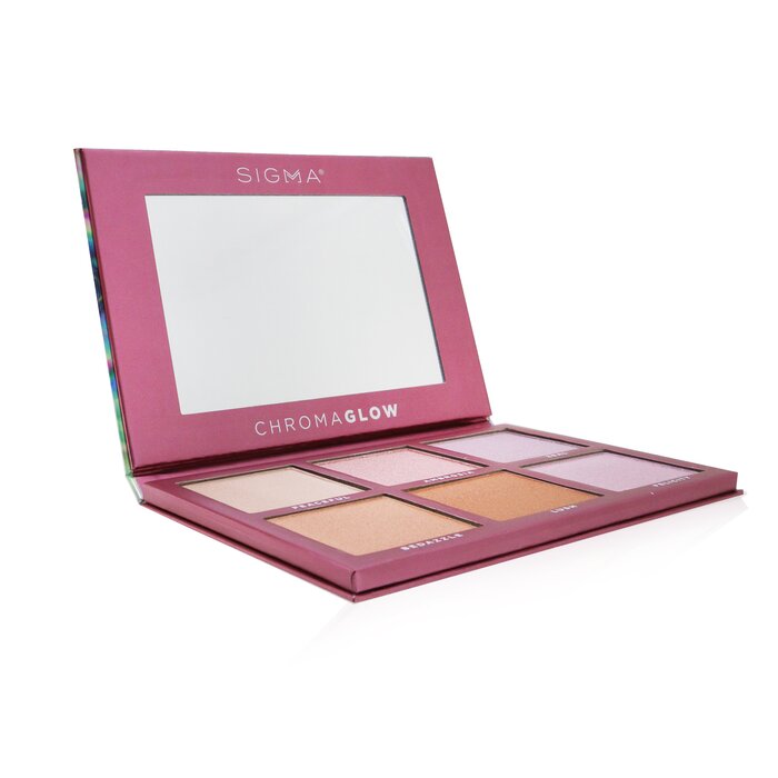 Sigma Beauty ChromaGlow Shimmer + Highlight Palette (6x Highlighter) פלטת היילייטרים ושימר 28.14g/0.99ozProduct Thumbnail