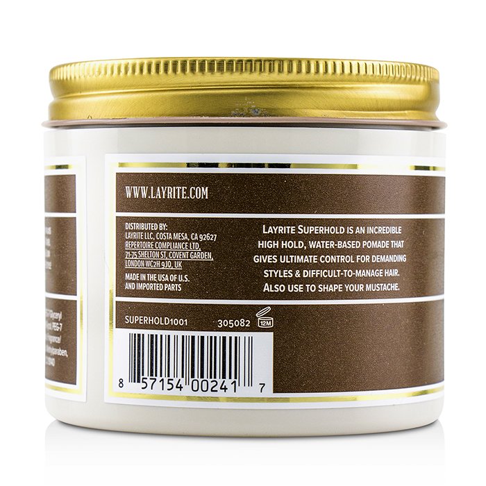 Layrite Superhold Pomade (High Hold, Medium Shine, Water Soluble) 297g/10.5ozProduct Thumbnail