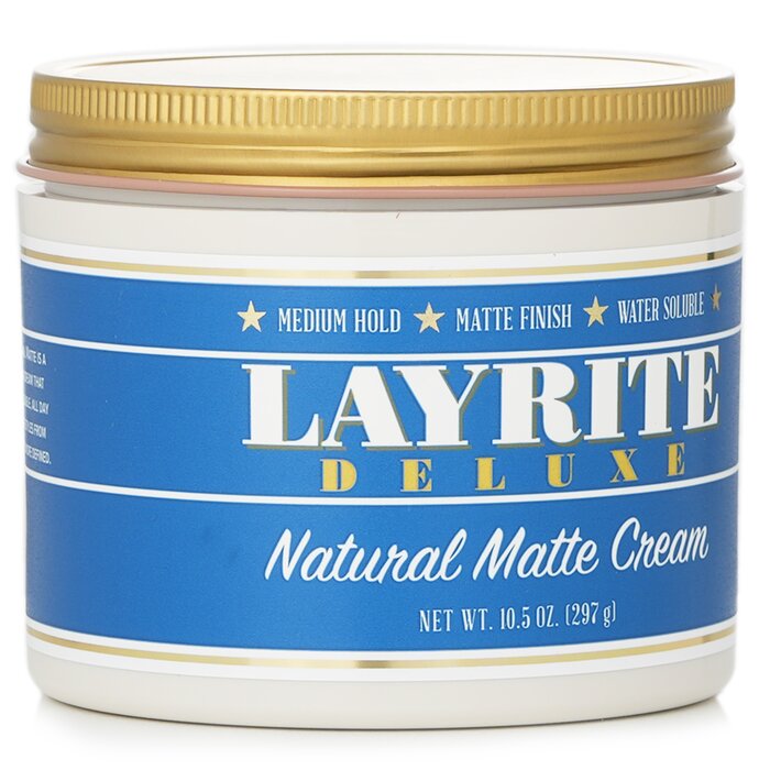 Layrite Natural Matte Cream (Medium Hold, Matte Finish, Water Soluble) 297g/10.5ozProduct Thumbnail
