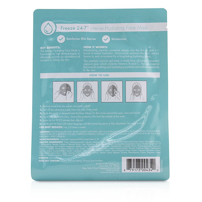 Freeze 24/7 Intense Hydrating Face Mask 8sheetsProduct Thumbnail