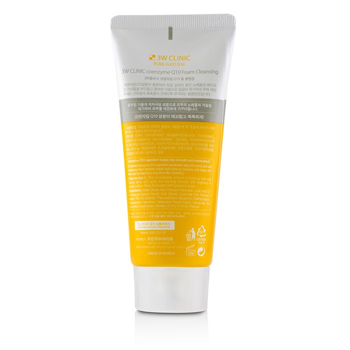 3W Clinic Coenzyme Q10 Foam Cleansing 100ml/3.38ozProduct Thumbnail