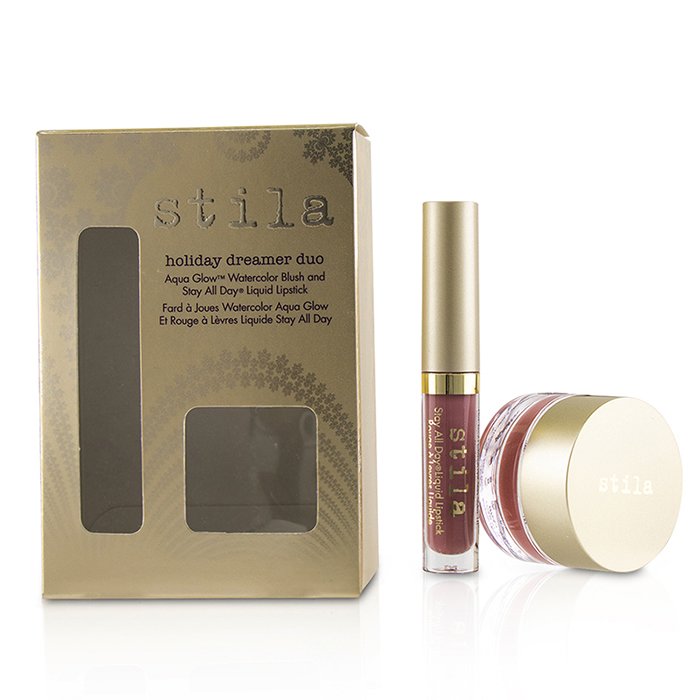 Stila Holiday Dreamer Duo Set : (1x Aqua Glow Watercolor Blush, 1x Stay All Day Liquid Lipstick) 2pcsProduct Thumbnail