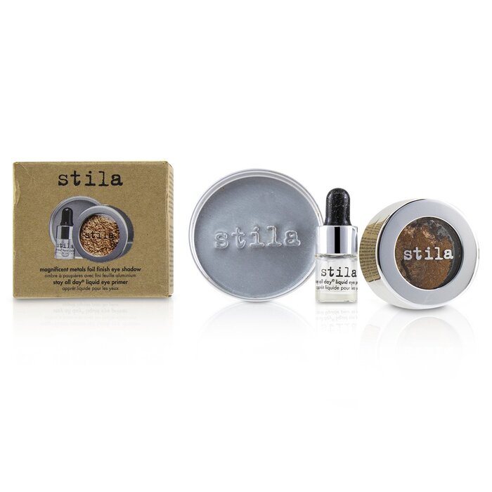 Stila - Magnificent Metals Foil Finish Eye Shadow With Mini Stay All Day  Liquid Eye Primer 2pcs - Eye Color | Free Worldwide Shipping |  Strawberrynet USA