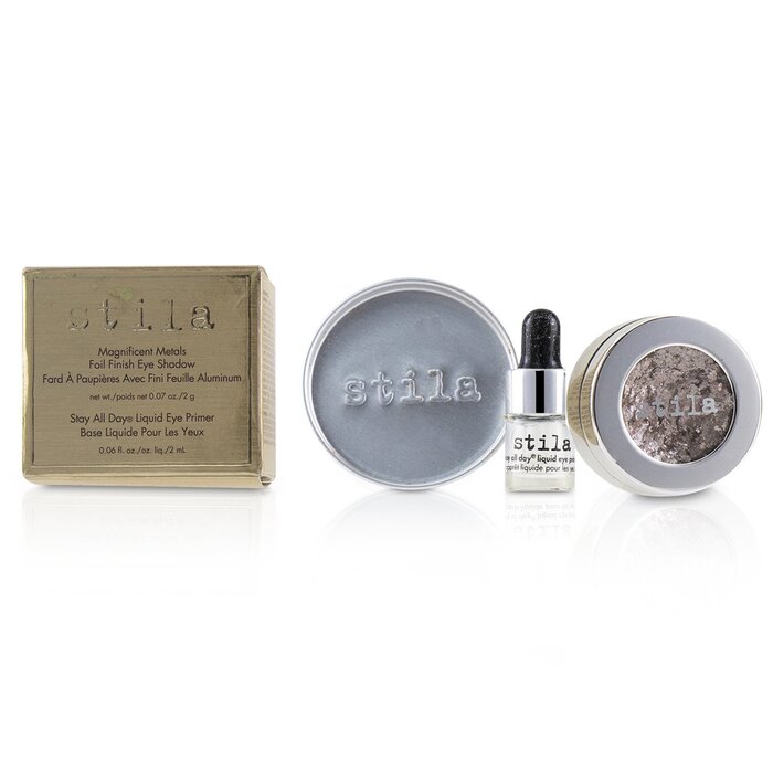 Stila Magnificent Metals Foil Finish Eye Shadow With Mini Stay All Day Liquid Eye Primer 2pcsProduct Thumbnail