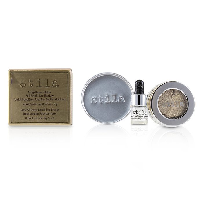 Stila Magnificent Metals Foil Finish Eye Shadow With Mini Stay All Day Liquid Eye Primer 2pcsProduct Thumbnail