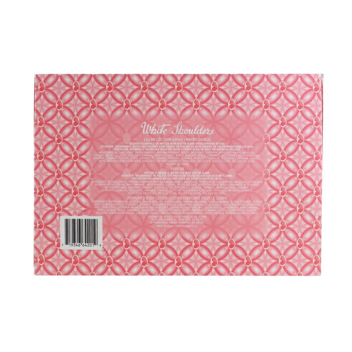 White Shoulders White Shoulders Coffret: Eau De Cologne Spray 133ml/4.5oz + Perfumed Body Lotion 100ml/3.3oz + Parfum 7.5ml/0.25oz 3pcsProduct Thumbnail