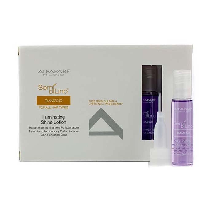 AlfaParf Semi Di Lino Diamond Illuminating Shine Lotion (For All Hair Types) 12x13ml/0.43ozProduct Thumbnail