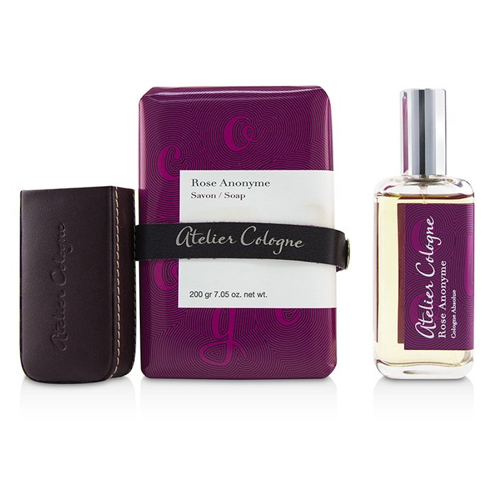 Atelier Cologne Rose Anonyme Coffret: Cologne Absolue Spray 30ml/1oz + Soap 200g/7.05oz + Leather Case for Cologne Absolue Spray 30ml/1oz 3pcsProduct Thumbnail
