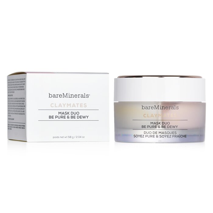 BareMinerals Claymates Be Pure & Be Dewy Mask Duo  58g/2.04ozProduct Thumbnail