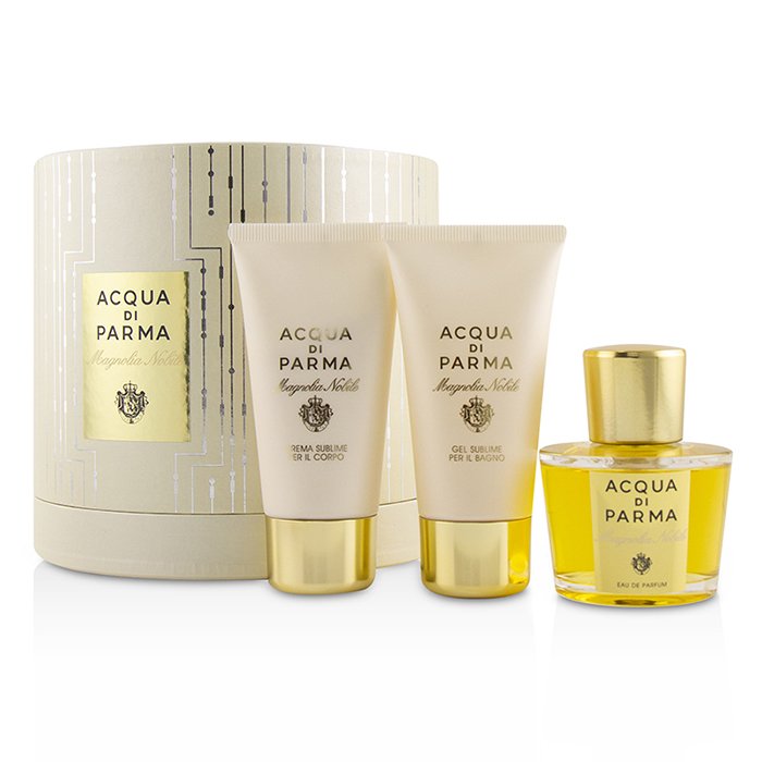 Acqua Di Parma Magnolia Nobile Набор: Парфюмированная Вода Спрей 50мл/1.7унц + Sublime Крем для Тела 50g/1.7унц + Sublime Гель для Ванны 50мл/1.7унц 3pcsProduct Thumbnail