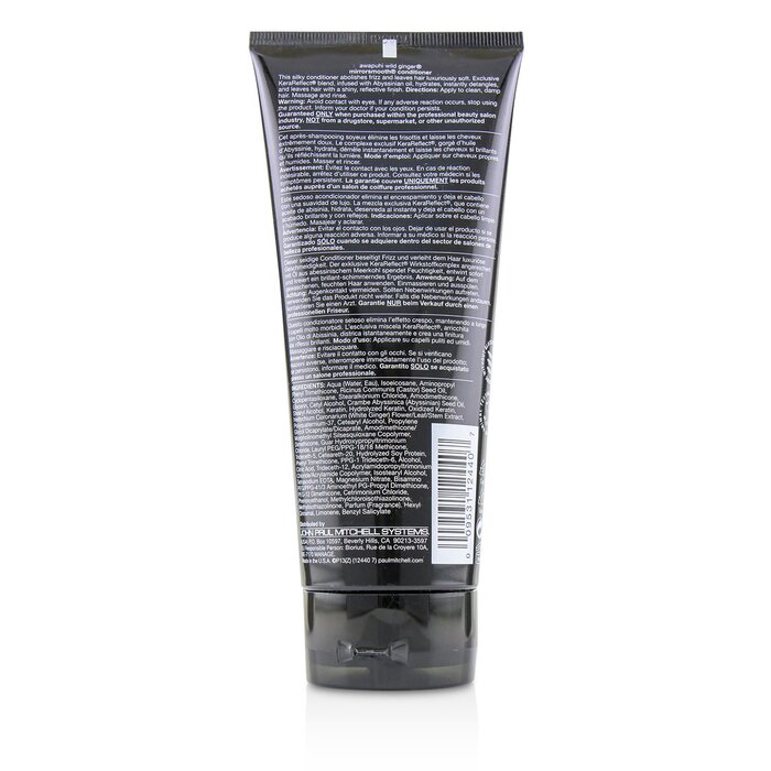 Paul Mitchell Awapuhi Wild Ginger Smooth Mirrorsmooth Conditioner (Eliminates Frizz - Superior Softness)  200ml/6.8ozProduct Thumbnail