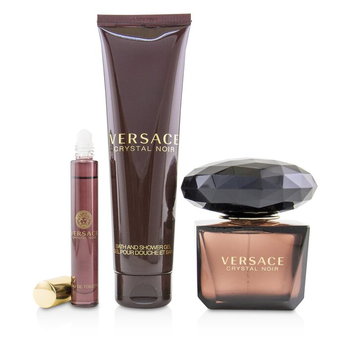 Versace Crystal Noir Coffret: Eau De Toilette Spray 90ml/3oz + Bath & Shower Gel 150ml/5oz + Eau De Toilette Roller Ball 10ml/0.3oz 3pcsProduct Thumbnail