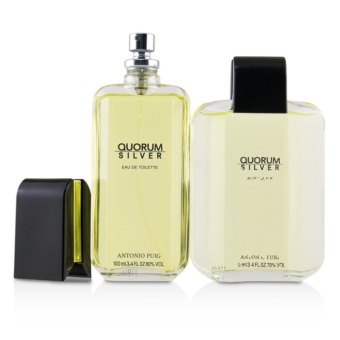 Puig Quorm Silver Coffret: Eau De Toilette Spray 100ml/3.4oz + After Shave Lotion 100ml/3.4oz 2pcsProduct Thumbnail