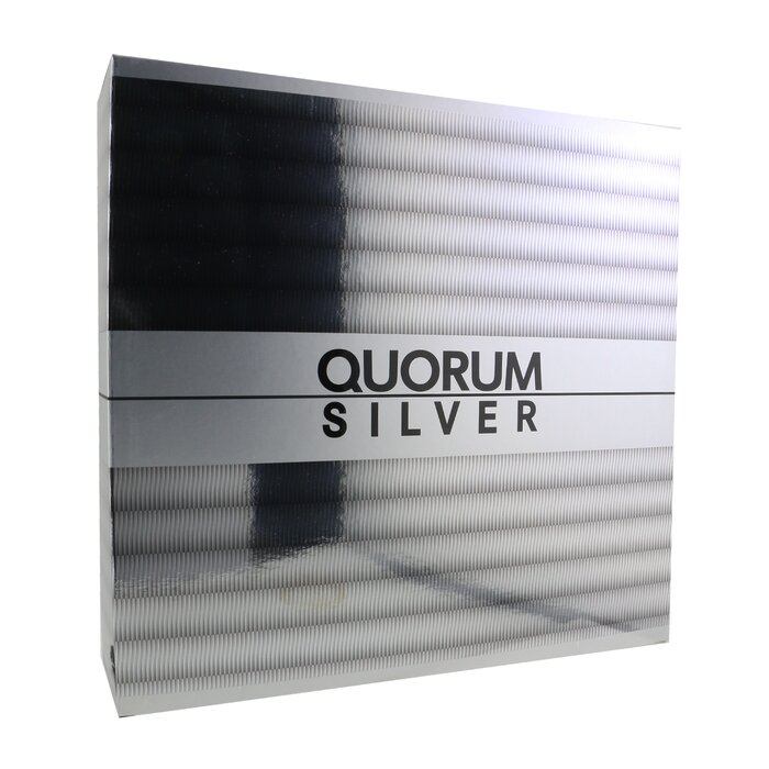 Puig Quorm Silver Coffret: Eau De Toilette Spray 100ml/3.4oz + After Shave Lotion 100ml/3.4oz 2pcsProduct Thumbnail