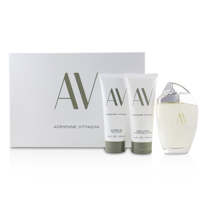 Adrienne Vittadini AV Coffret:Eau De Parfum Spray 90ml/3oz + Body Lotion 100ml/3.4oz + Shower Gel100 ml 3pcsProduct Thumbnail