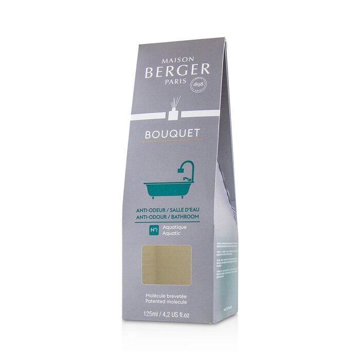 Lampe Berger (Maison Berger Paris) Functional Cube Scented Bouquet - Anti-Odour/ Bathroom N°1 (Aquatic) 125ml/4.2ozProduct Thumbnail