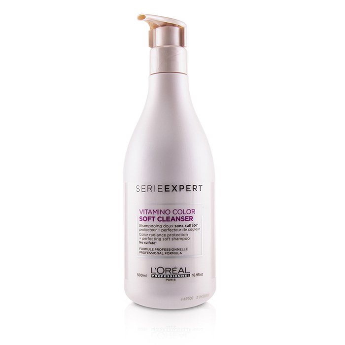 L Oreal Professionnel Serie Expert Vitamino Color Soft Cleanser Color Radiance Protection Perfecting Soft Shampoo 500ml 16 9oz Coloured Hair Free Worldwide Shipping Strawberrynet My