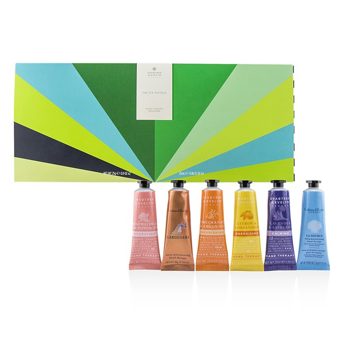 Crabtree & Evelyn The Six Pistols Hand Therapy Explorer Set 6x25ml/0.86ozProduct Thumbnail