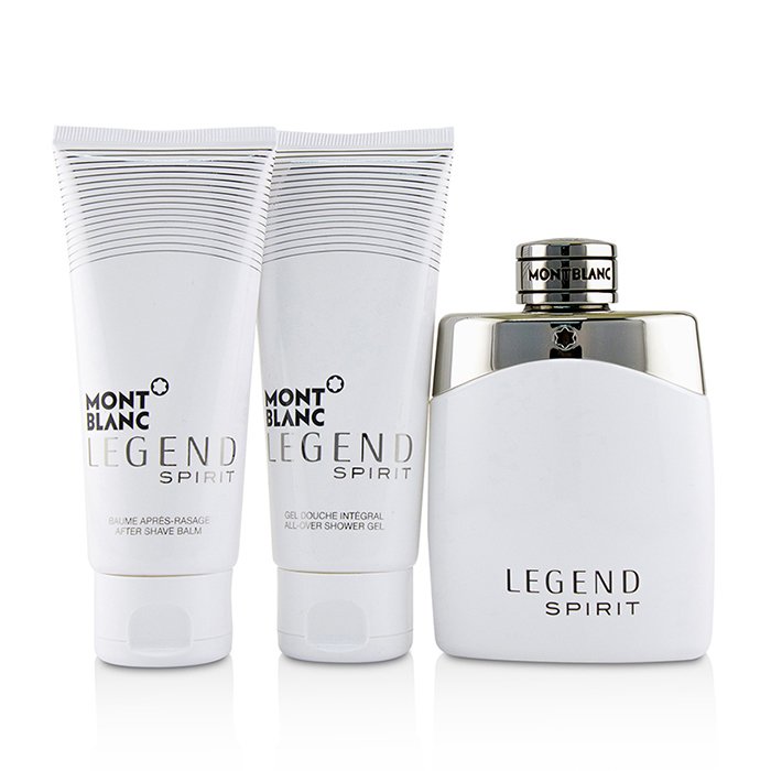 Montblanc 萬寶龍  傳奇白朗峰香水套裝: 淡香水噴霧 100ml/3.3oz + 鬚後膏 100ml/3.3oz + 洗髮沐浴露 100ml/3.3oz 3pcsProduct Thumbnail