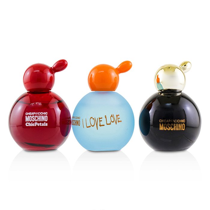 Moschino Cheap & Chic Coffret: Classic Eau De Toilette + I Love Love Eau De Toilette + Chic Petals Eau De Toilette 3x4.9ml/0.16ozProduct Thumbnail