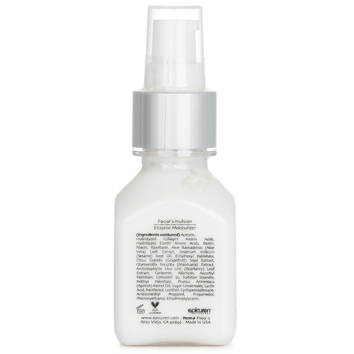 Epicuren Facial Emulsion Enzyme Moisturizer - For Normal & Combination Skin Types 60ml/2ozProduct Thumbnail