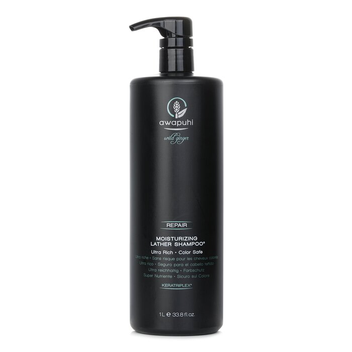 Paul Mitchell Awapuhi Wild Ginger Repair Moisturizing Lather Shampoo (Ultra Rich - Color Safe)  1000ml/33.8ozProduct Thumbnail