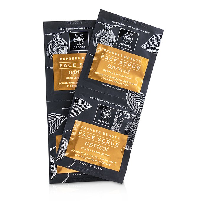 Apivita Express Beauty Face Scrub with Apricot (Gentle Exfoliation) 6x(2x8ml)Product Thumbnail