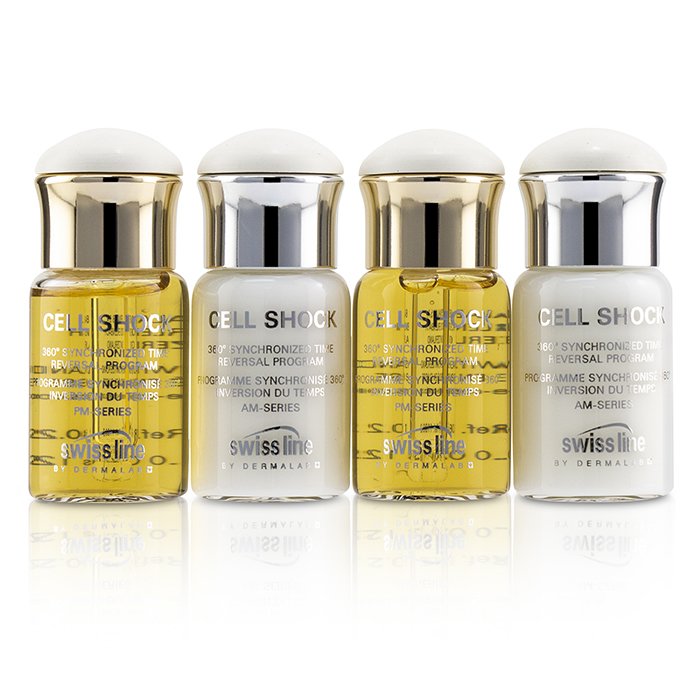 Swissline Cell Shock 360 Synchronized Time Reversal Program (For Face & Neck) 4x12mlProduct Thumbnail